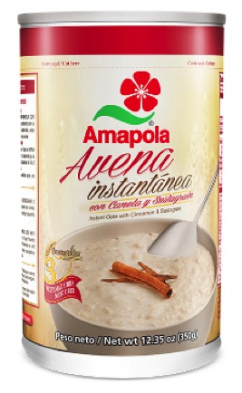 Avena Amapola con Canela